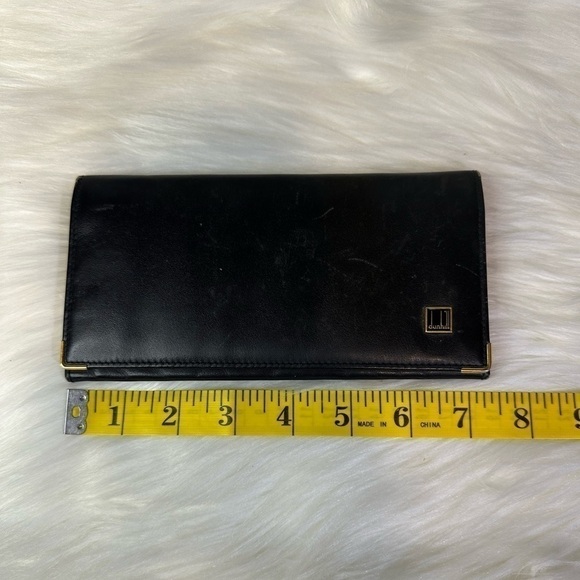 DUNHILL leather long wallet in black - Picture 17 of 17